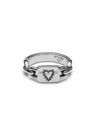 Stolen Girlfriends Club Jewellery Stolen Girlfriends Club - Locked Heart Ring