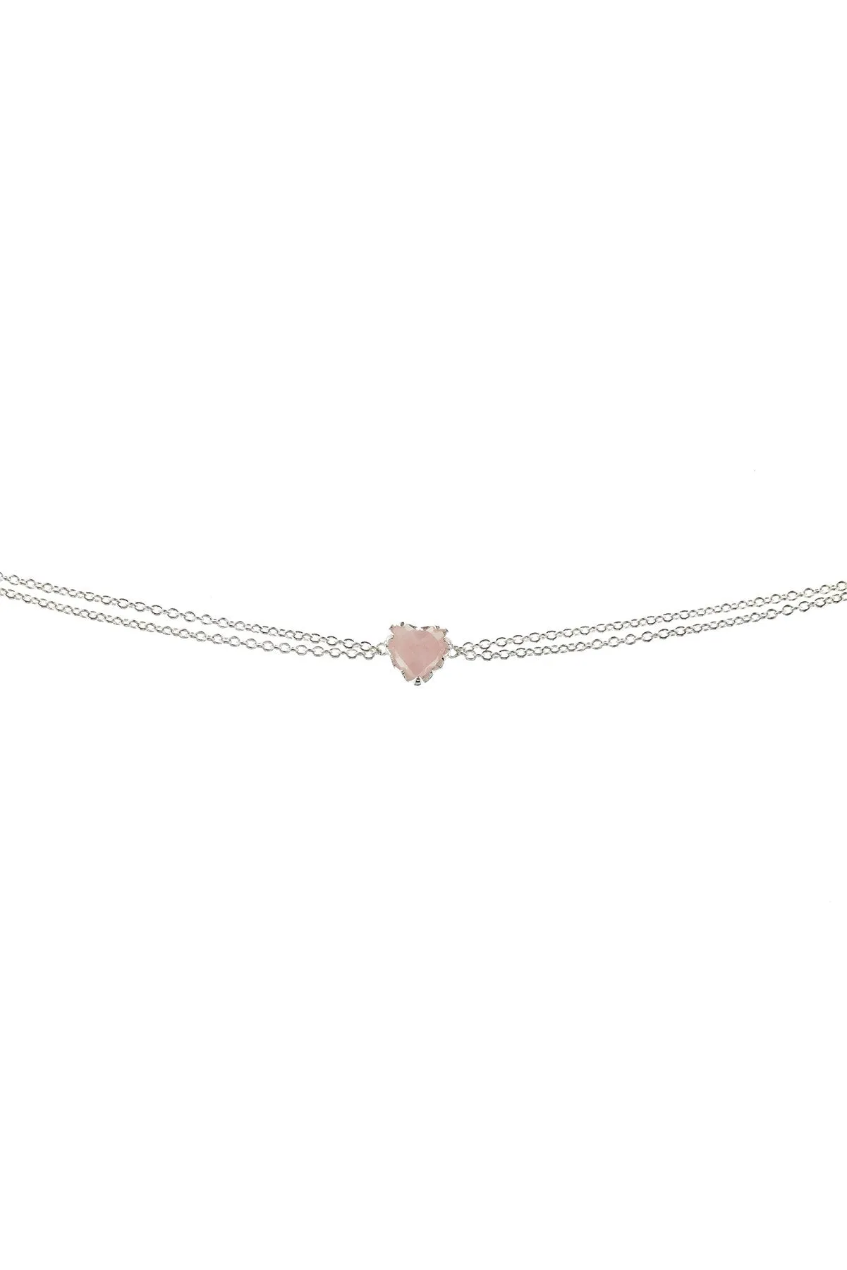 Stolen Girlfriends Club Jewellery Stolen Girlfriends Club - Love Claw Bracelet - Rose Quartz