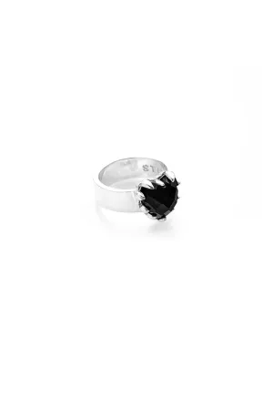 Stolen Girlfriends Club Jewellery Stolen Girlfriends Club Love Claw Ring - Onyx