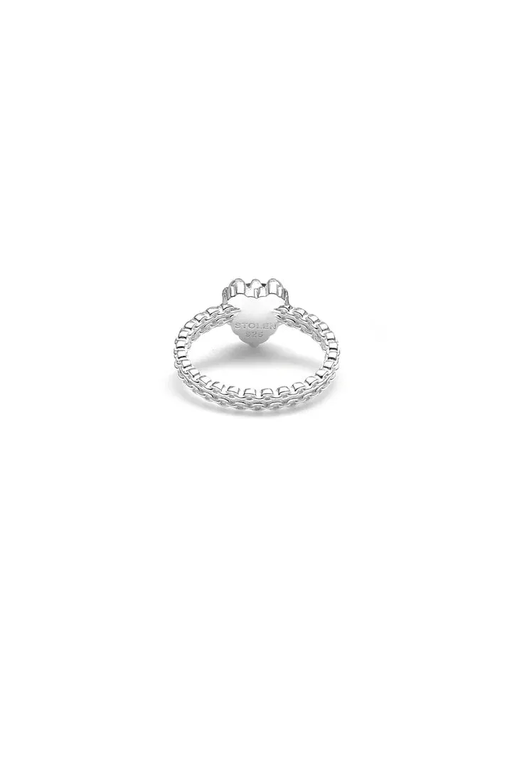 Stolen Girlfriends Club Jewellery Stolen Girlfriends Club - Mini Claw Ring Onyx