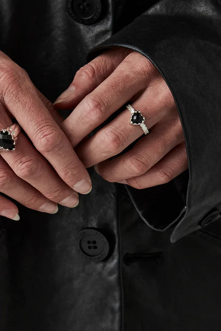 Stolen Girlfriends Club Jewellery Stolen Girlfriends Club - Mini Claw Ring Onyx