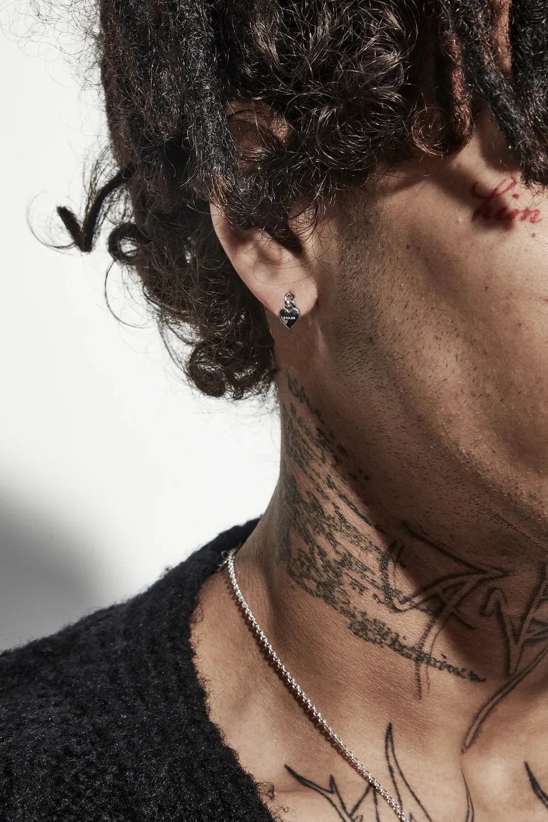 Stolen Girlfriends Club Jewellery Stolen Girlfriends Club - Mini Love Chain Earrings