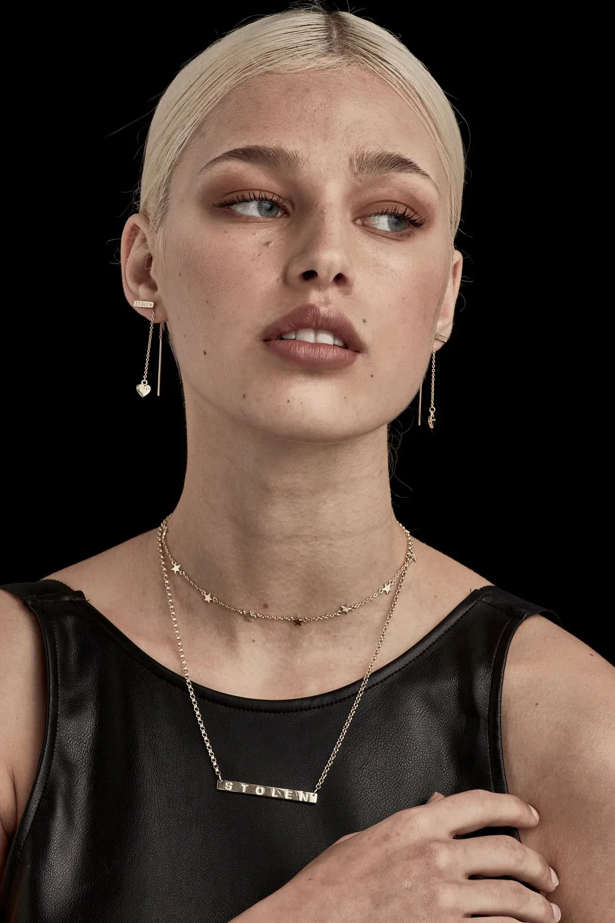 Stolen Girlfriends Club Jewellery Stolen Girlfriends Club - Plank Necklace Gold Plated