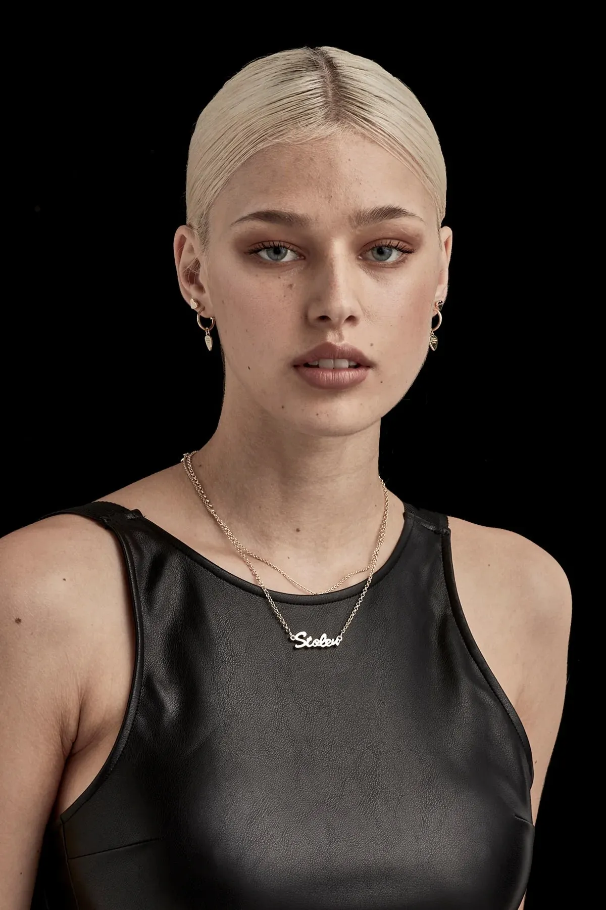 Stolen Girlfriends Club Jewellery Stolen Girlfriends Club - Script Necklace Gold Plated