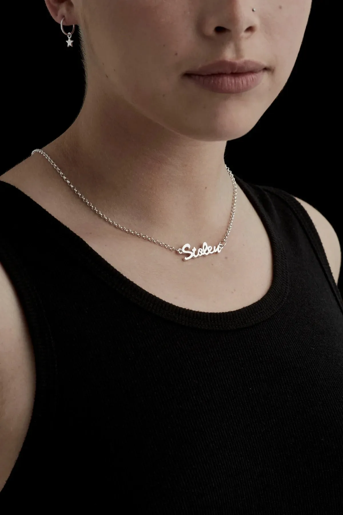 Stolen Girlfriends Club Jewellery Stolen Girlfriends Club - Script Necklace