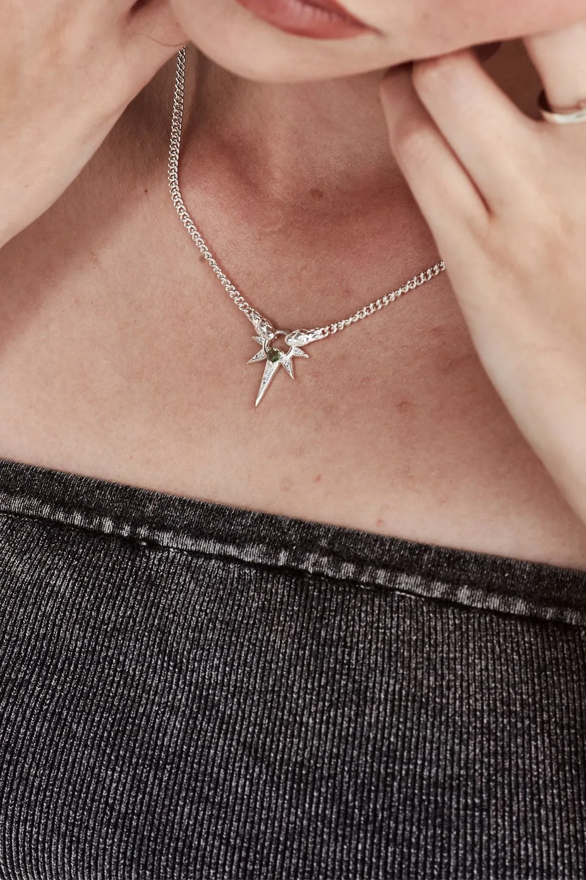 Stolen Girlfriends Club Jewellery Stolen Girlfriends Club - Serpent Spike Necklace