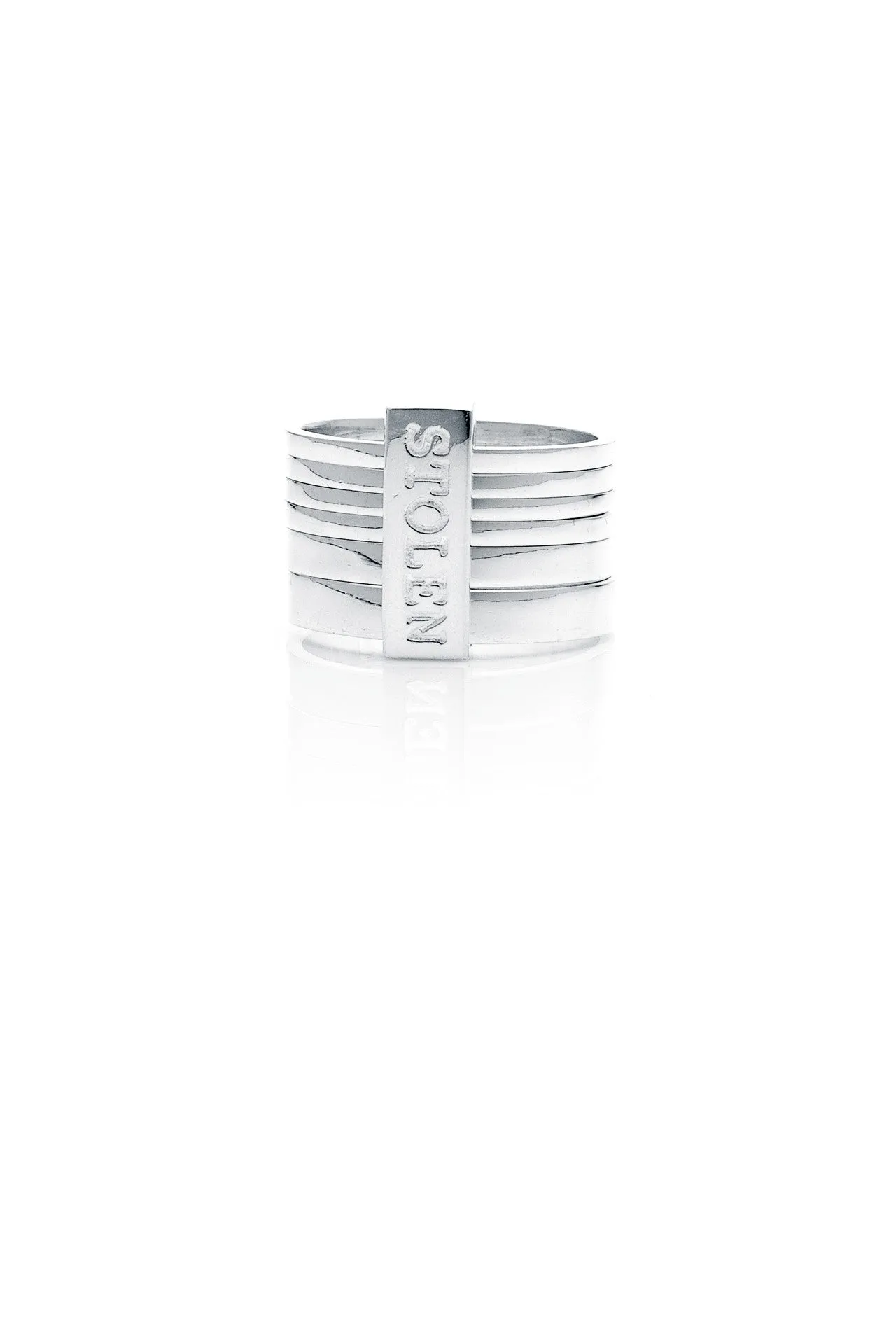 Stolen Girlfriends Club Jewellery Stolen Girlfriends Club - Six Piece Band Ring