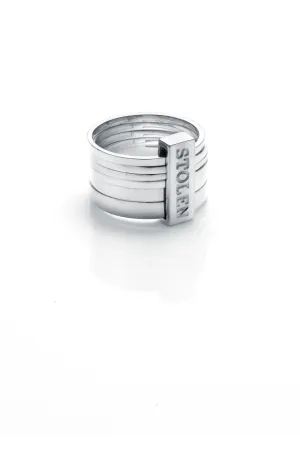 Stolen Girlfriends Club Jewellery Stolen Girlfriends Club - Six Piece Band Ring