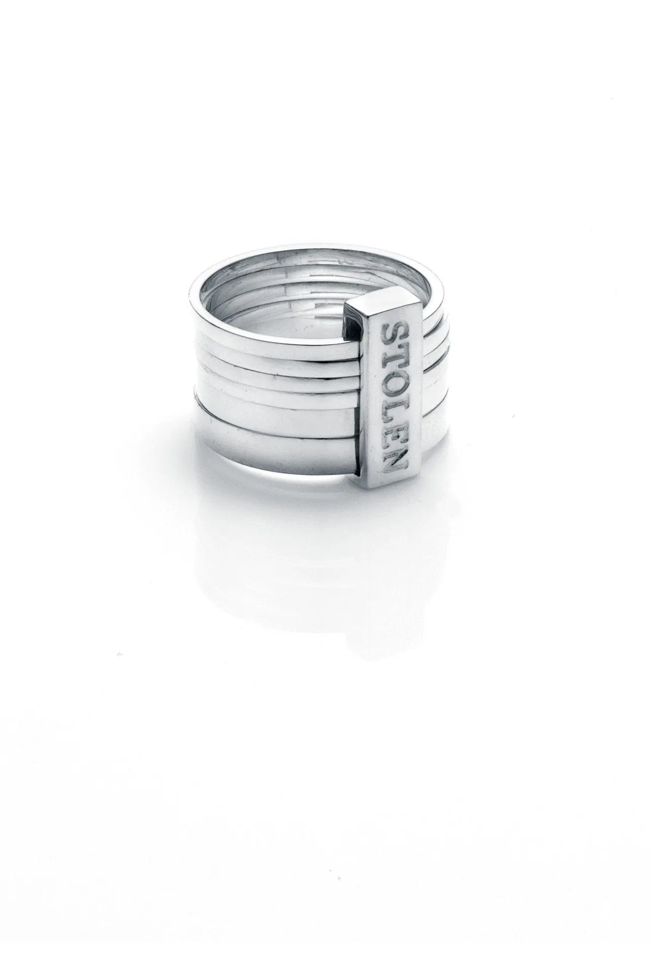 Stolen Girlfriends Club Jewellery Stolen Girlfriends Club - Six Piece Band Ring