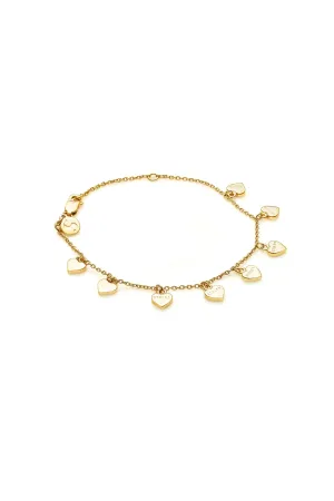 Stolen Girlfriends Club Jewellery Stolen Girlfriends Club - Stolen Heart Bracelet Gold Plated