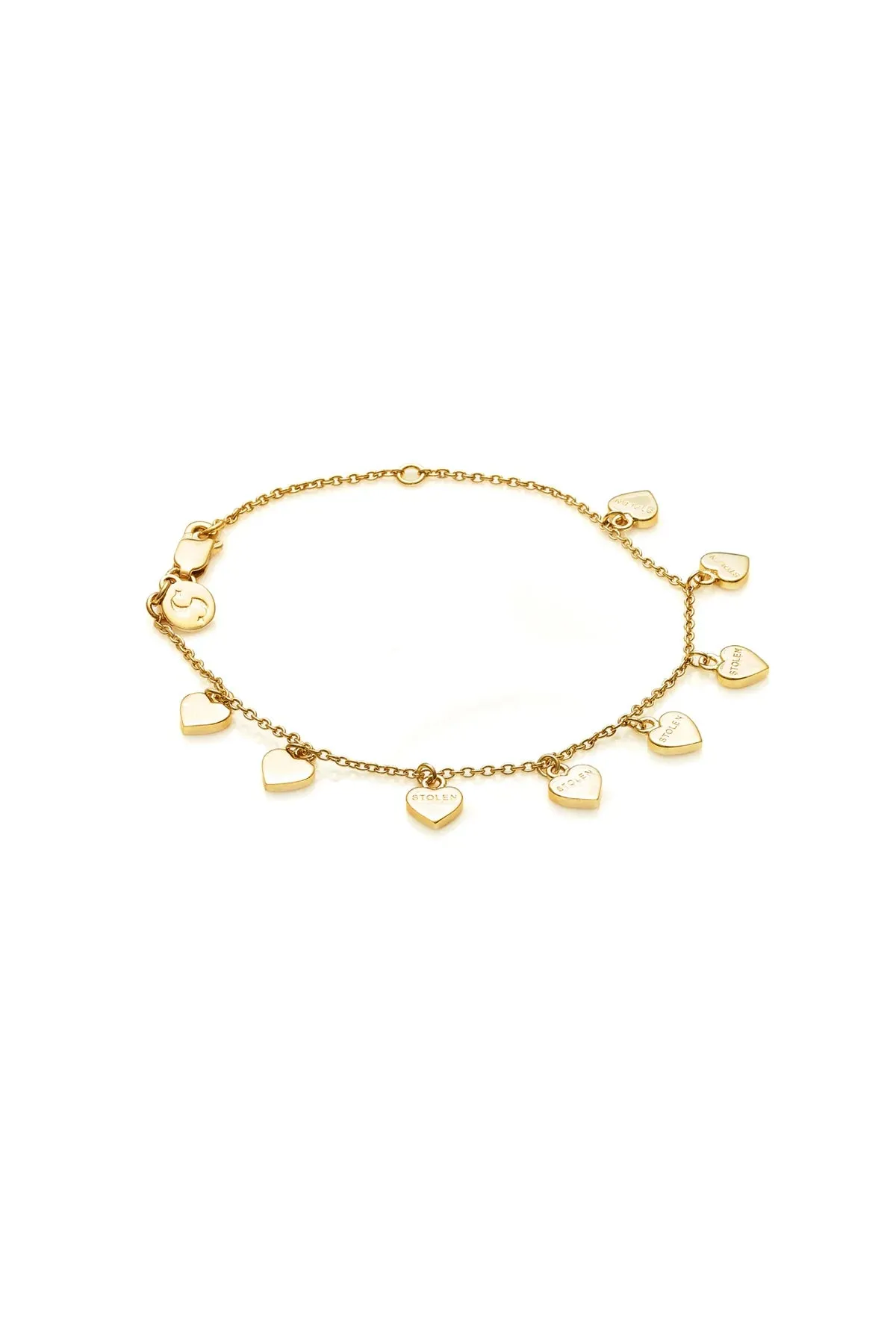 Stolen Girlfriends Club Jewellery Stolen Girlfriends Club - Stolen Heart Bracelet Gold Plated