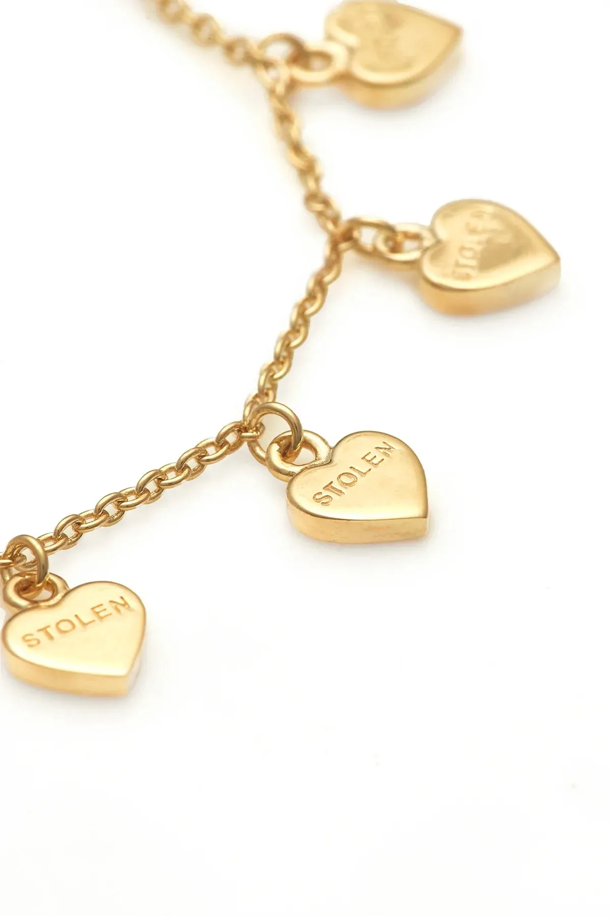 Stolen Girlfriends Club Jewellery Stolen Girlfriends Club - Stolen Heart Bracelet Gold Plated