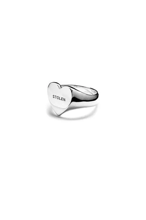 Stolen Girlfriends Club Jewellery Stolen Girlfriends Club - Stolen Heart Signet Ring