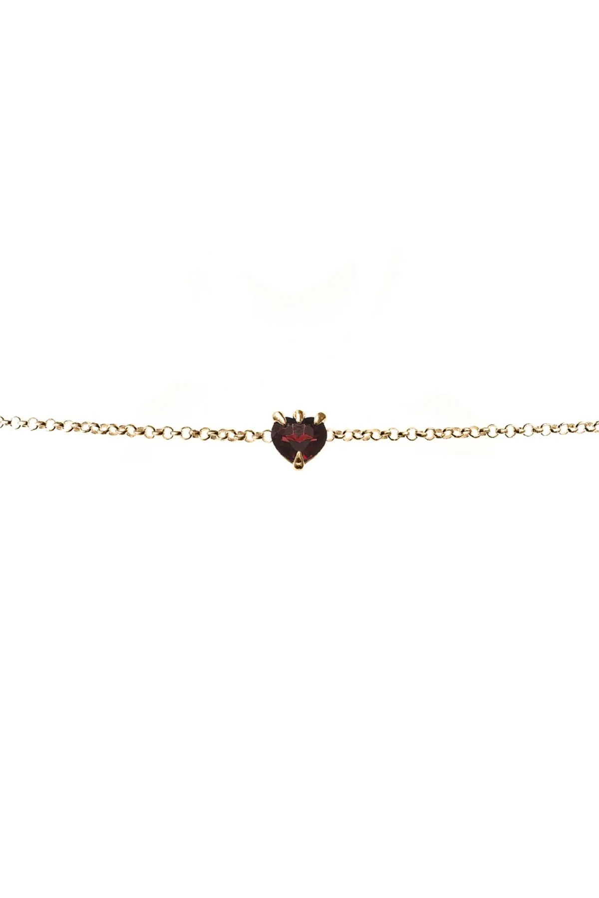 Stolen Girlfriends Club Jewellery Stolen Girlfriends Club - Talon Bracelet Garnet - Gold Plated