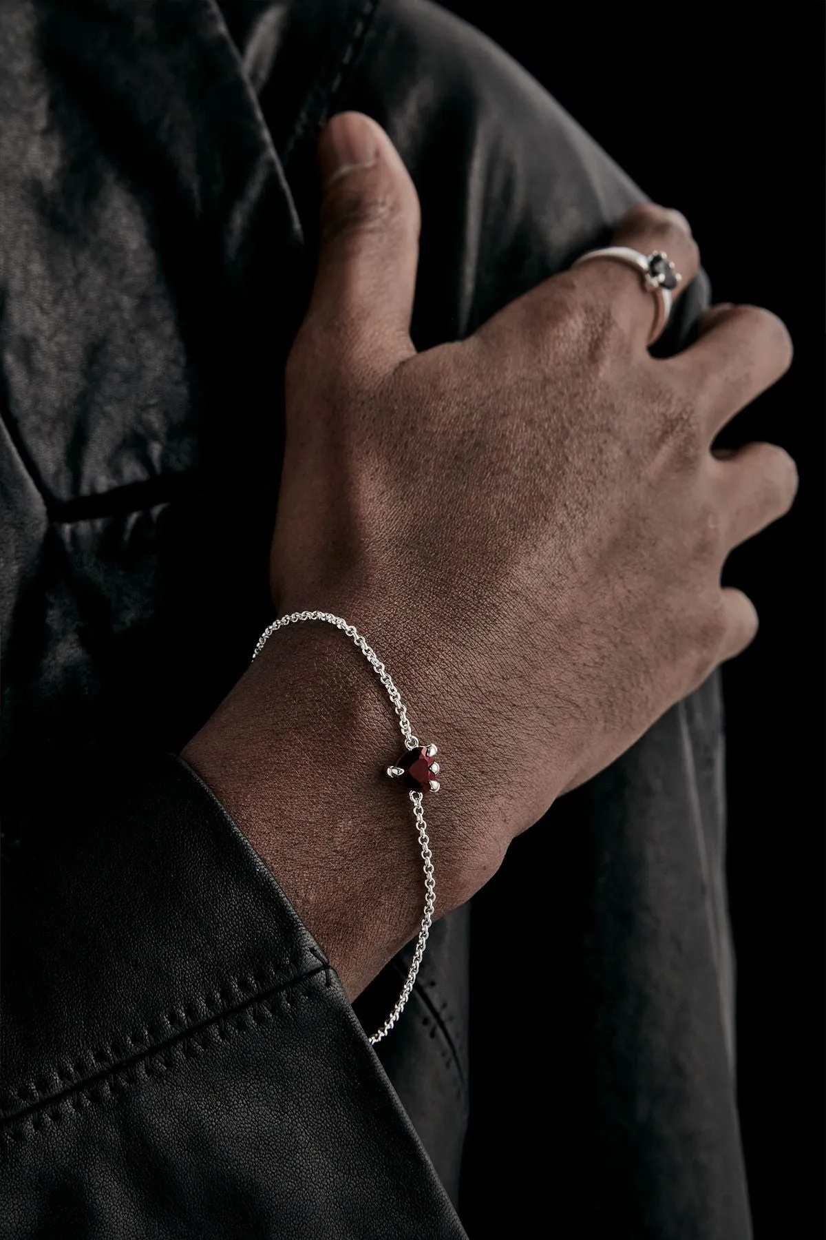 Stolen Girlfriends Club Jewellery Stolen Girlfriends Club - Talon Bracelet Garnet