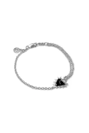 Stolen Girlfriends Club Jewellery Stolen Girlfriends Club - Talon Heart Bracelet Onyx
