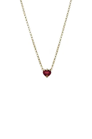 Stolen Girlfriends Club Jewellery Stolen Girlfriends Club - Talon Necklace Garnet - Gold Plated