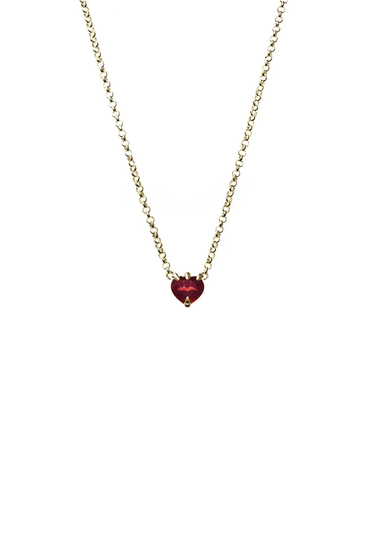 Stolen Girlfriends Club Jewellery Stolen Girlfriends Club - Talon Necklace Garnet - Gold Plated