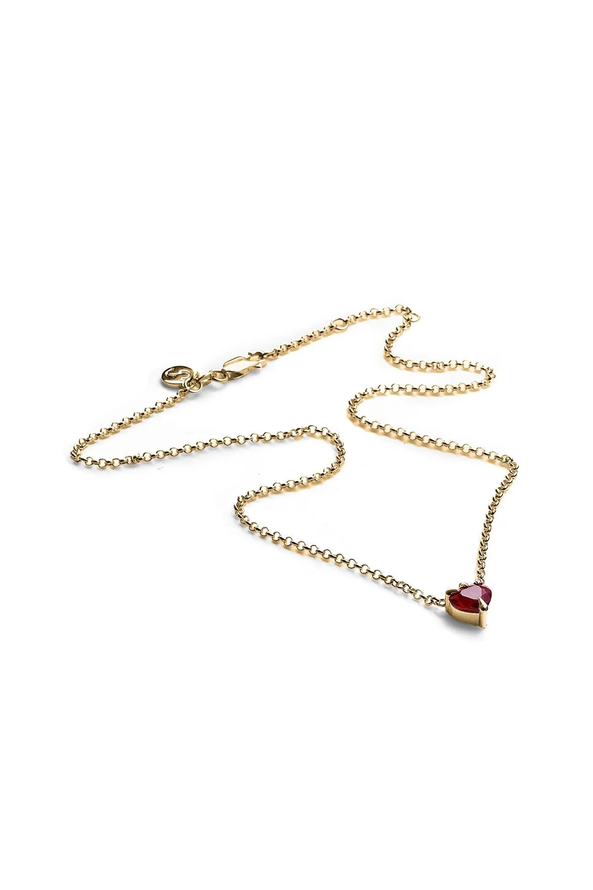 Stolen Girlfriends Club Jewellery Stolen Girlfriends Club - Talon Necklace Garnet - Gold Plated