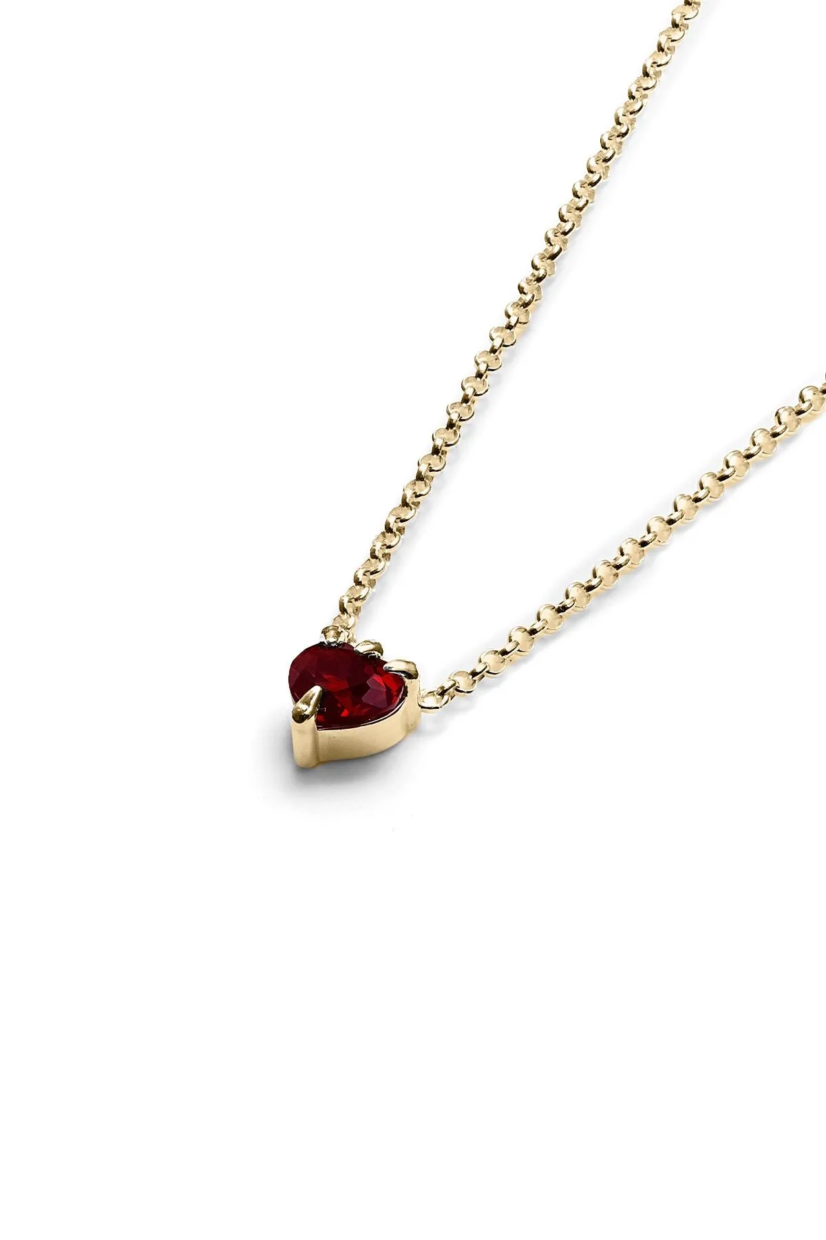 Stolen Girlfriends Club Jewellery Stolen Girlfriends Club - Talon Necklace Garnet - Gold Plated