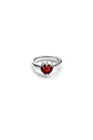 Stolen Girlfriends Club Jewellery Stolen Girlfriends Club - Talon Ring Garnet