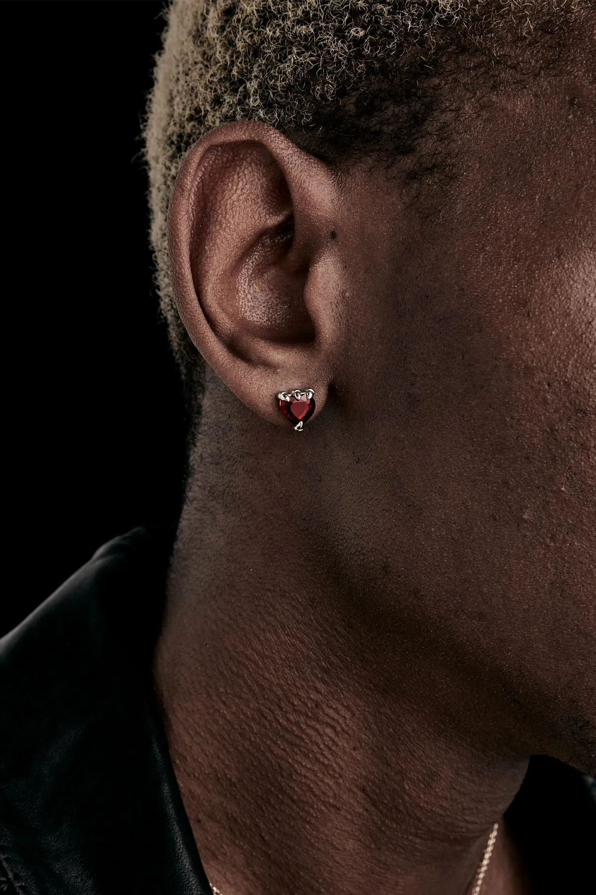 Stolen Girlfriends Club Jewellery Stolen Girlfriends Club - Talon Studs Garnet