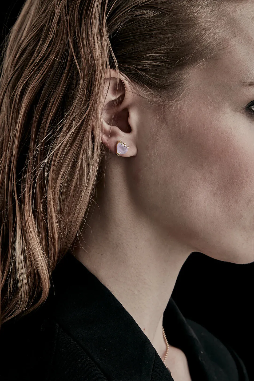 Stolen Girlfriends Club Jewellery Stolen Girlfriends Club - Talon Studs Gold Plated