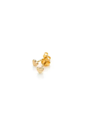 Stolen Girlfriends Club Jewellery Stolen Girlfriends Club - Tiny Stolen Heart Earring Gold Plated
