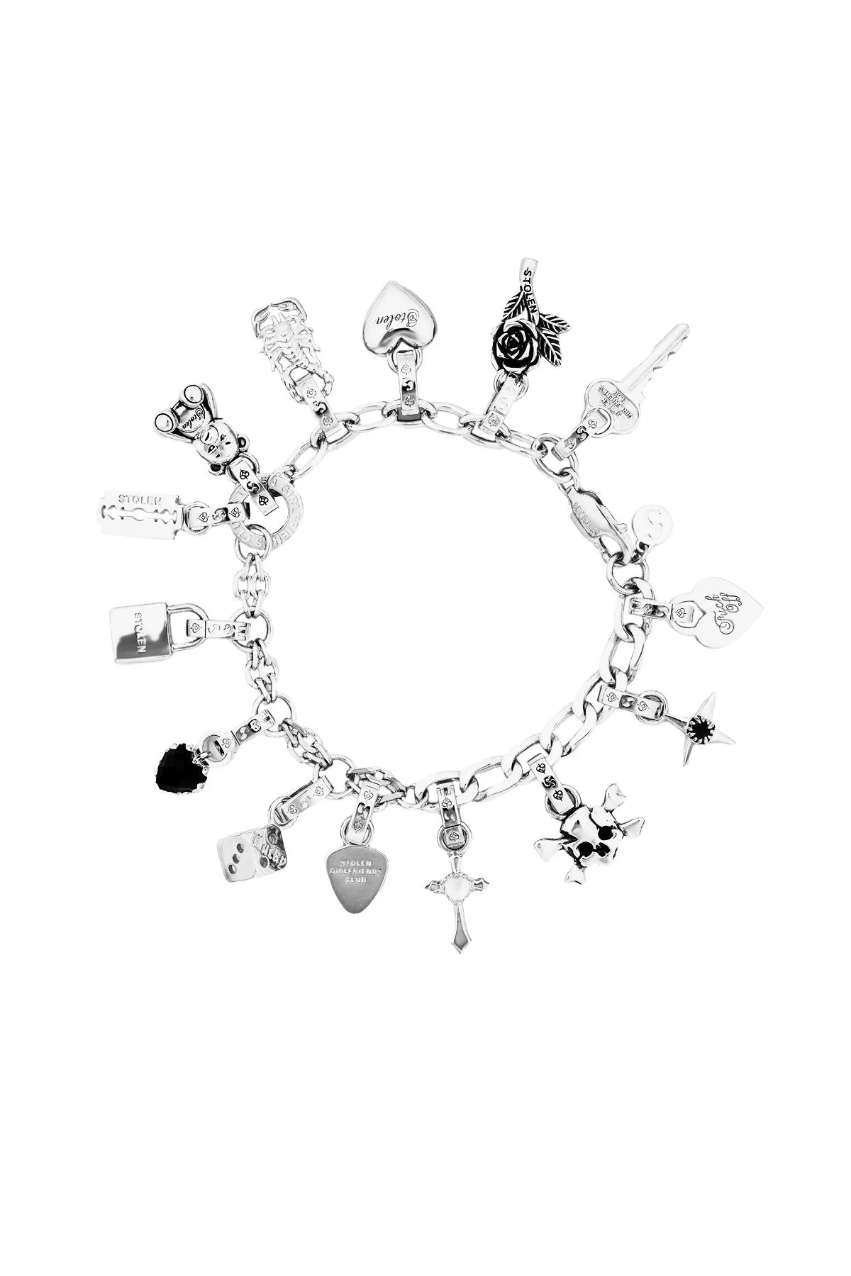 Stolen Girlfriends Club Jewellery Stolen Girlfriends Club - Two Part Heart Charm Set