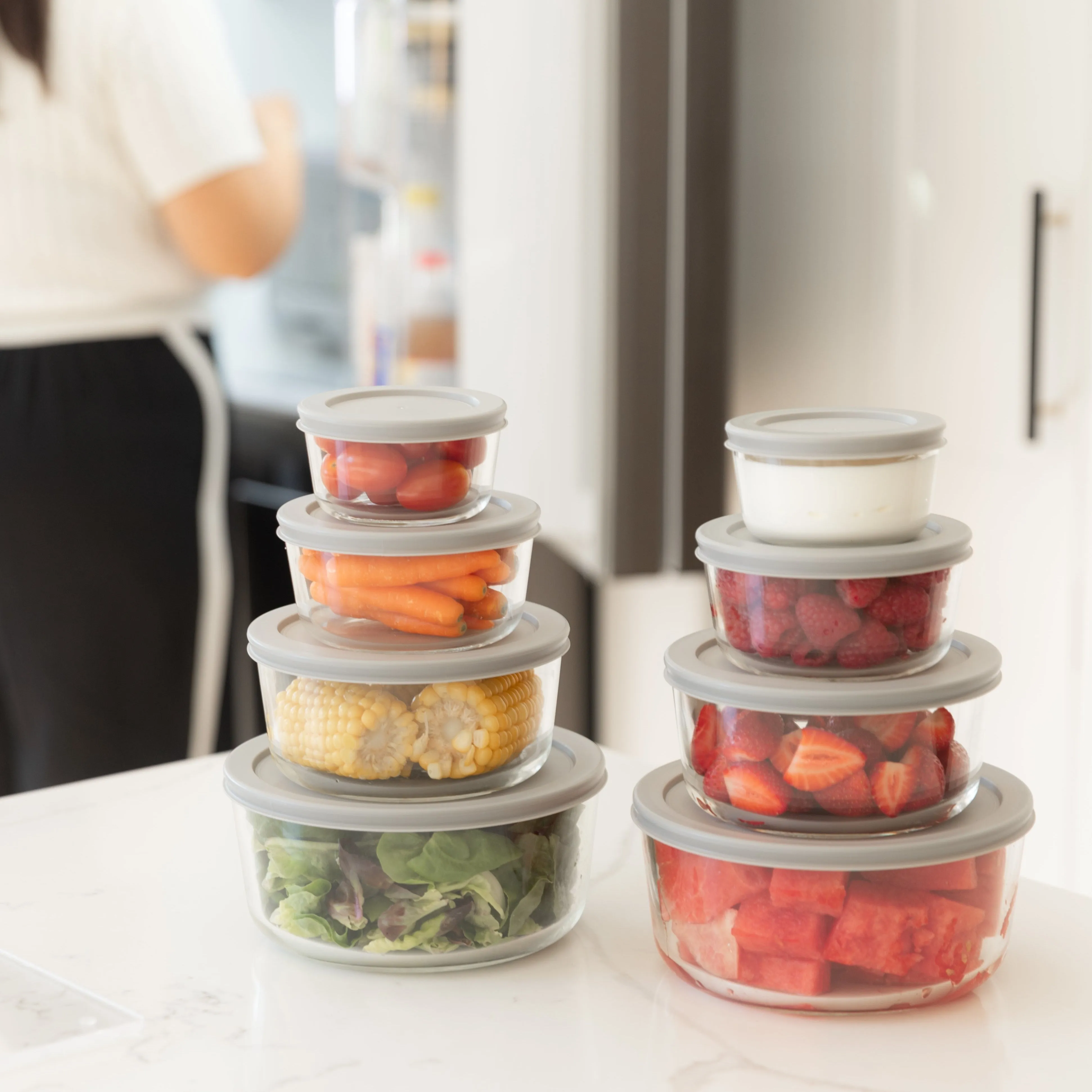 Store & Seal Glass Container Set (4 Pack)