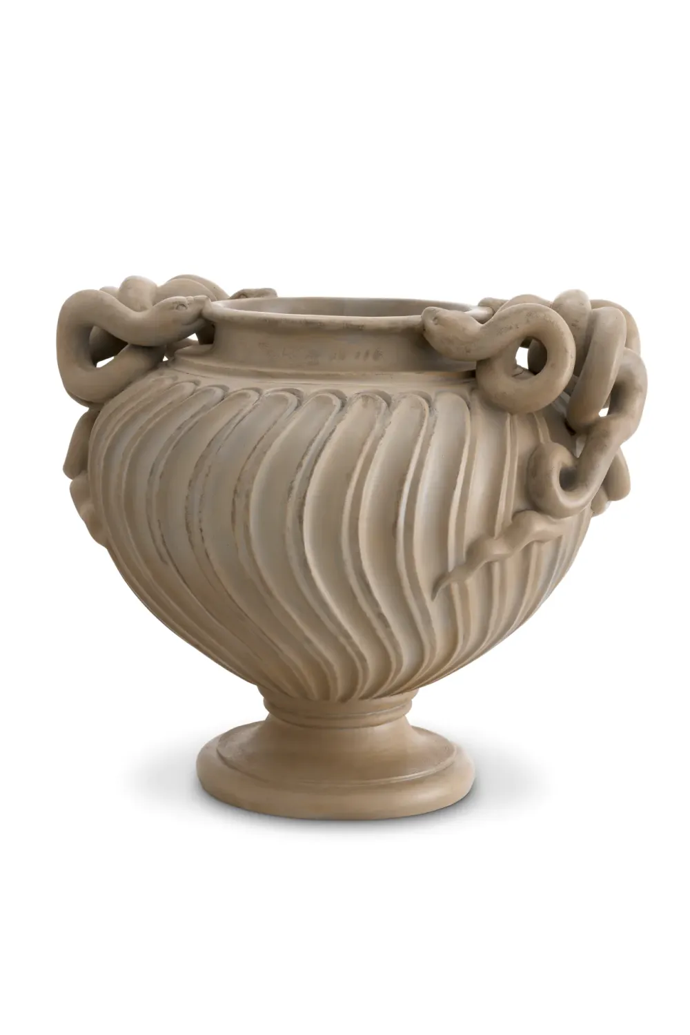 Strigil Patterned Vase | Met x Eichholtz Antonine Vase,Glass Vase