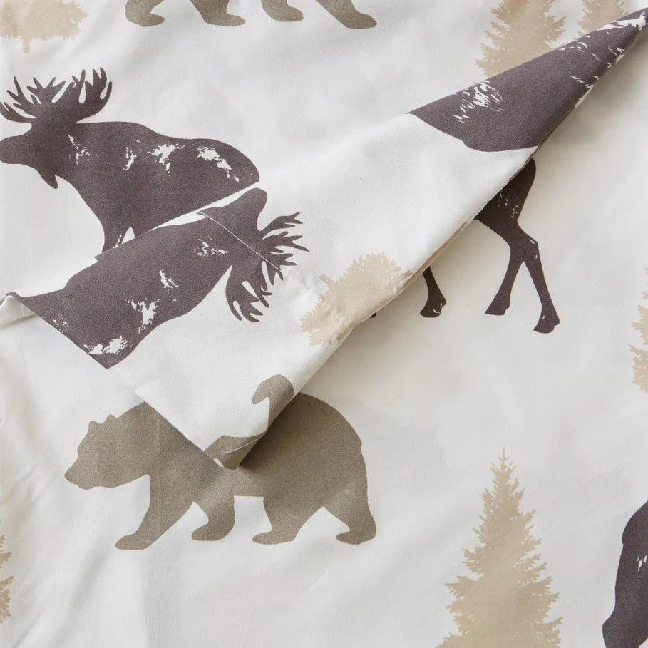 Strolling the Woods Microfiber Lodge Sheets