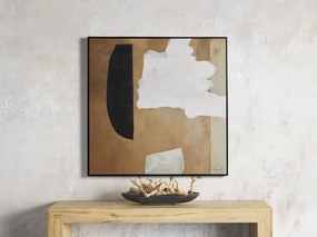 Study in Neutral I Framed Print Wall Art,canvas wall art set