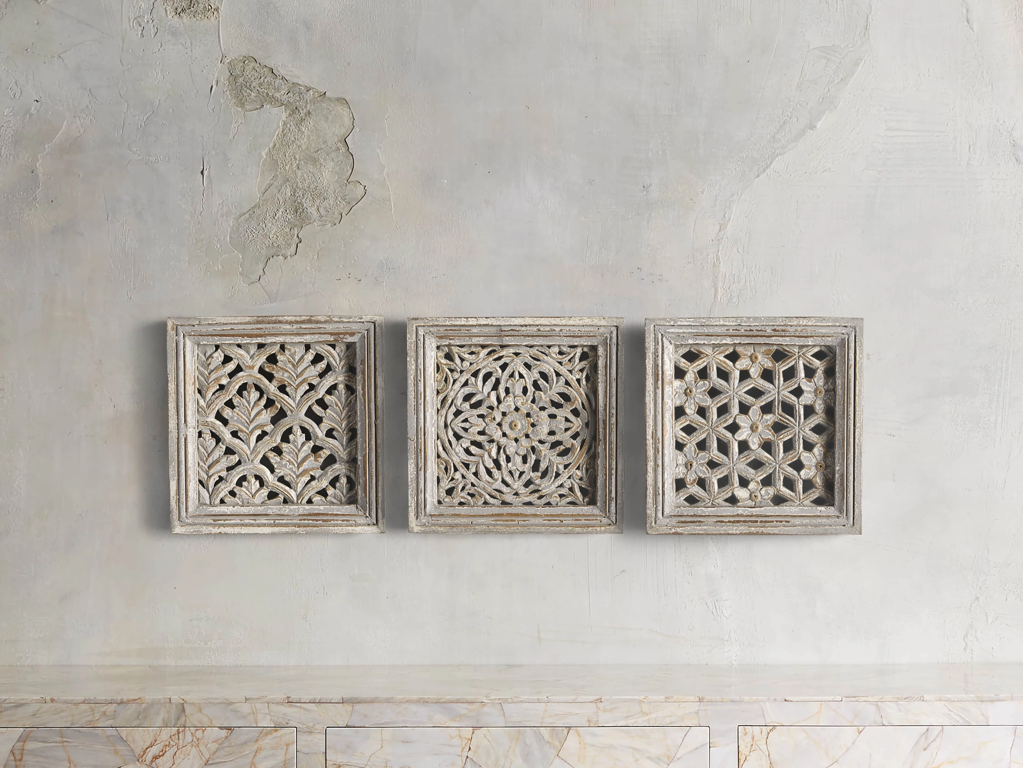Sukho Panels (Set of 3) Panels & Framed Objects,framed wall panels
