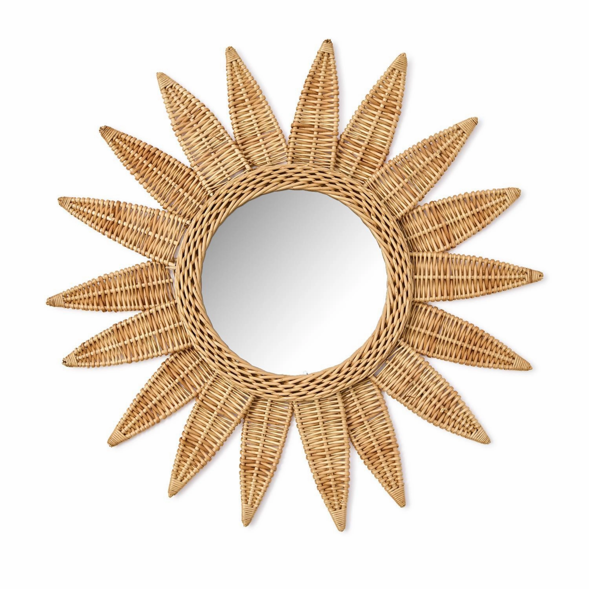 Sunburst Hand-Crafted Wicker Wall Mirror Cutting Board,Kitchen Board
