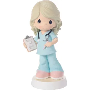 Superhero in Scrubs Healthcare Worker Figurine Decorative Mirror,Home Decor Mirror