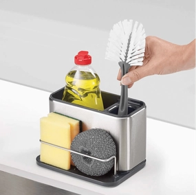 Surface Stainless-steel Large Sink Tidy in Stainless-steel Kitchen,modern kitchen essentials