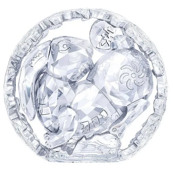 Swarovski Chinese Zodiac Rabbit Decorative Mirror,Home Decor Mirror