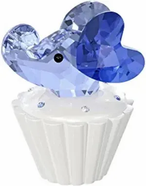Swarovski Cupcake Box with Elephant Figurine Decorative Mirror,Home Decor Mirror