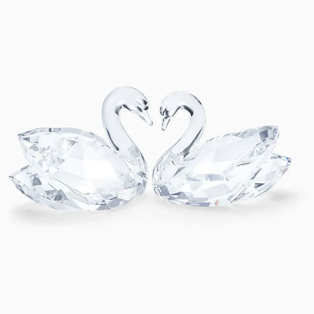 Swarovski Swan Heart Couple Decorative Mirror,Home Decor Mirror