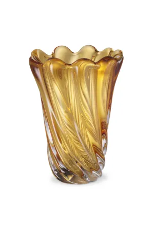 Swirling Glass Vase L | Eichholtz Contessa Vase,Glass Vase