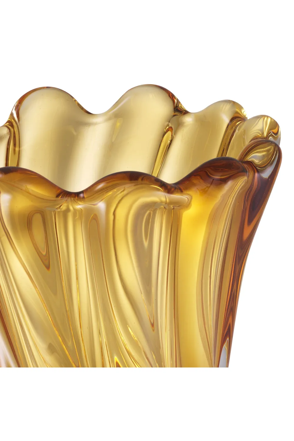 Swirling Glass Vase L | Eichholtz Contessa