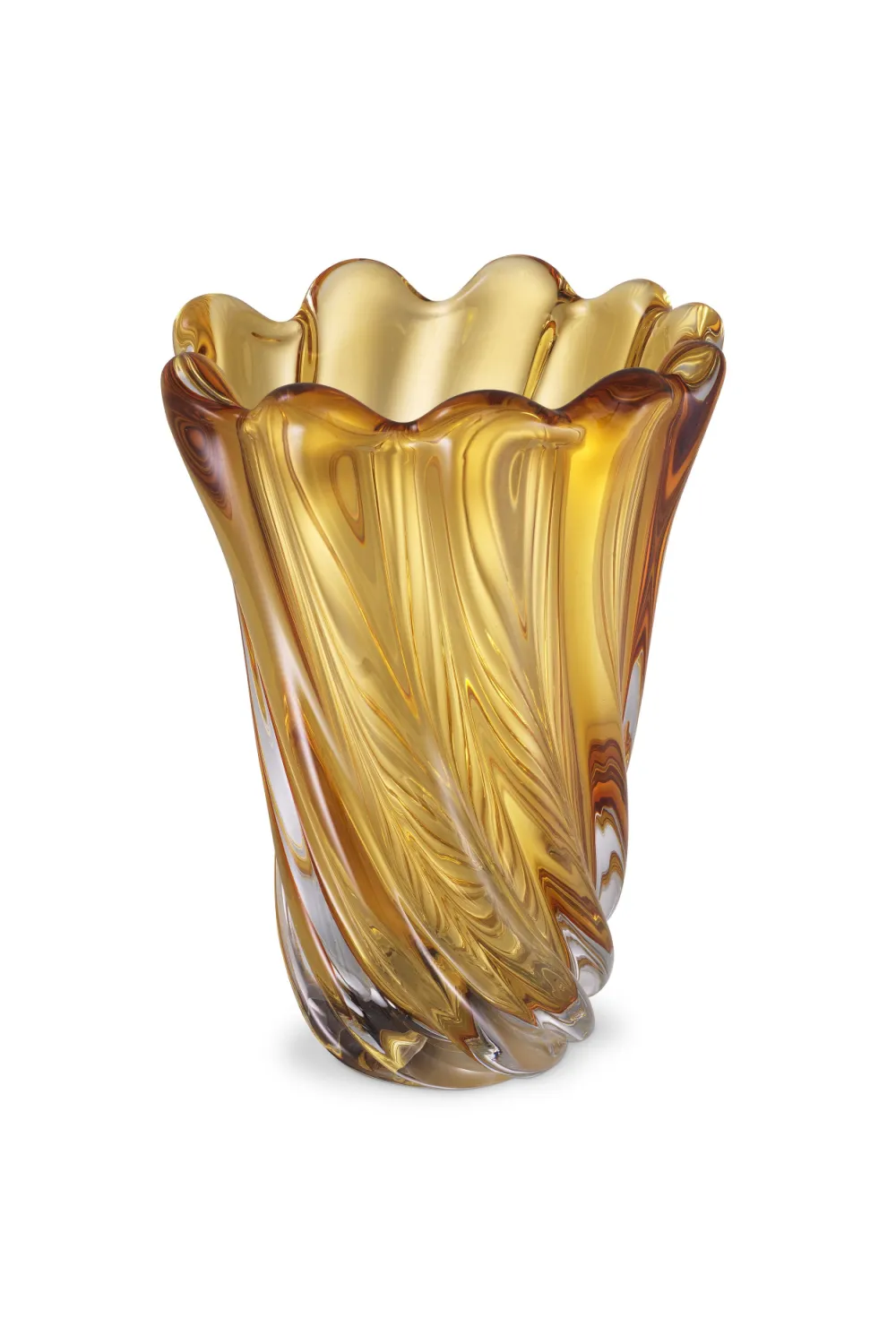 Swirling Glass Vase L | Eichholtz Contessa