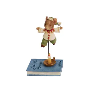 Tails with Heart Jack Be Nimble Mouse Figurine Decorative Mirror,Home Decor Mirror