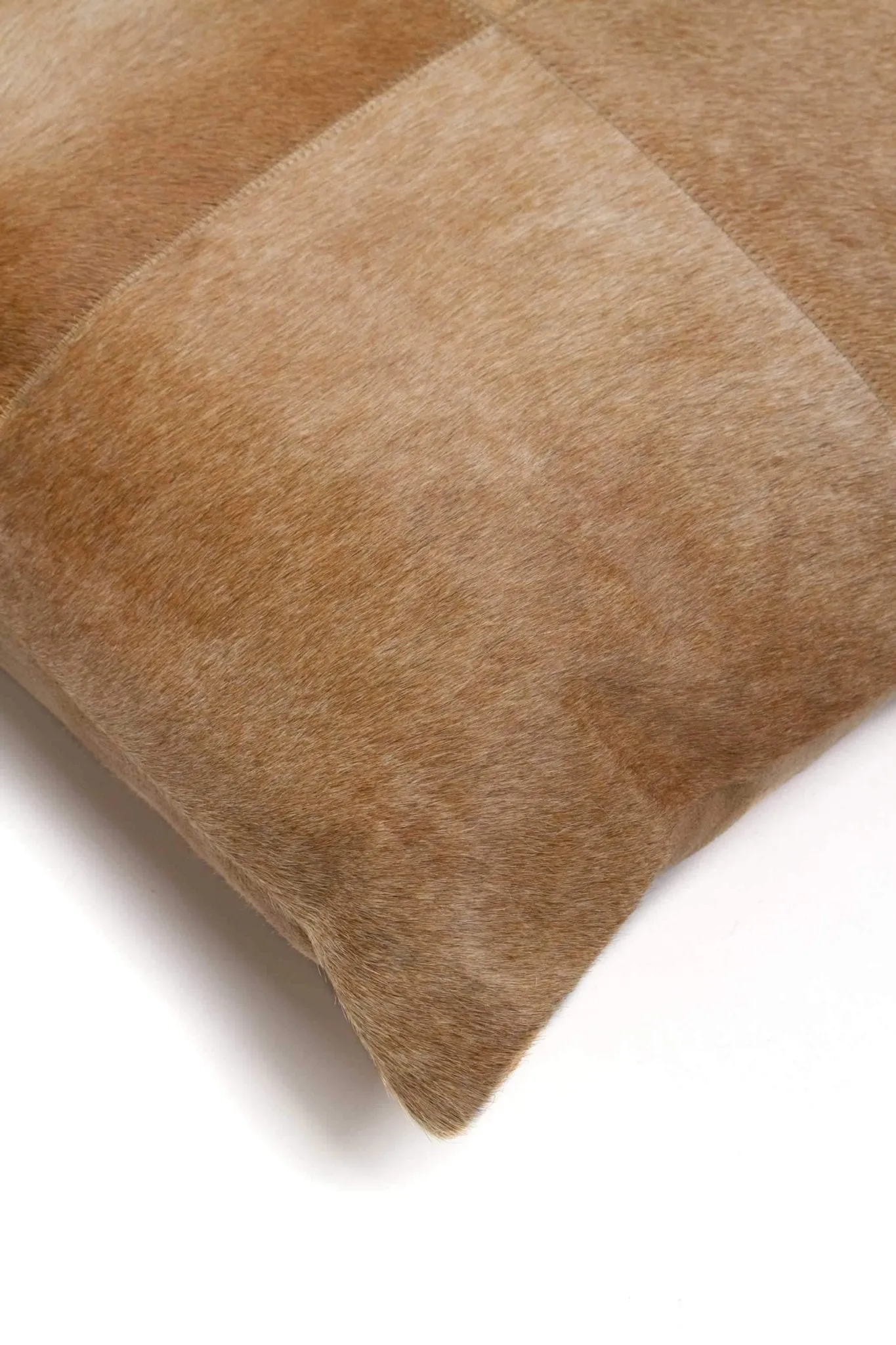 Tan Palomino Cuatro Cowhide Pillow