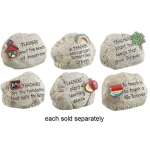 Teacher Paperweight Rock Decorative Mirror,Home Decor Mirror