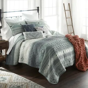 Tempe Green Quilt Set bedding set, comforter set