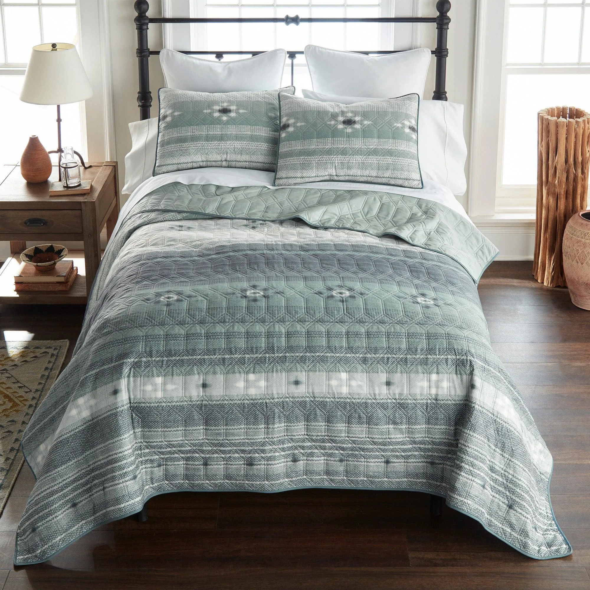 Tempe Green Quilt Set