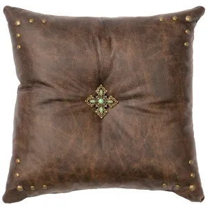 Texas Leather Accent Pillow luxury bedding, duvet cover