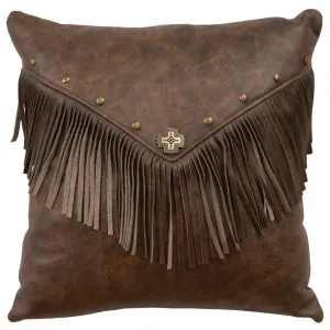Texas Leather Accent Pillow storage cart, utility cart